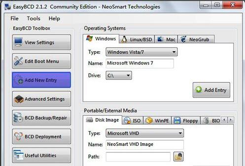 用EasyBCD引导iso(linux)镜像