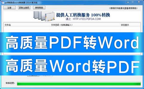 PDF转换WORD软件大全
