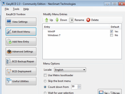系统引导修复工具(EasyBCD)电脑版下载 系统引导修复工具(EasyBCD)截图