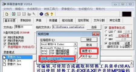 Xvid Video Codec截图