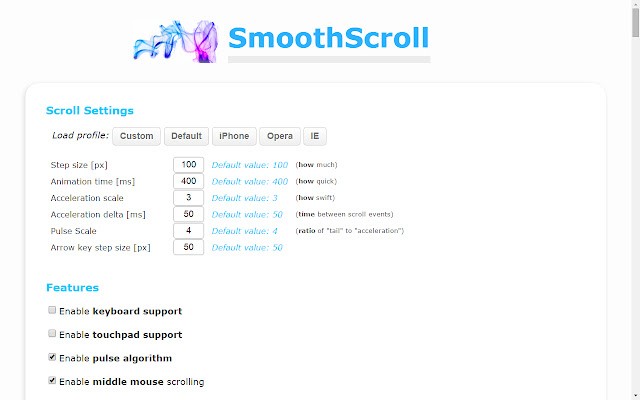 Smoothscroll截图