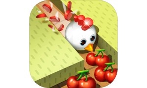 小鸡切水果段首LOGO