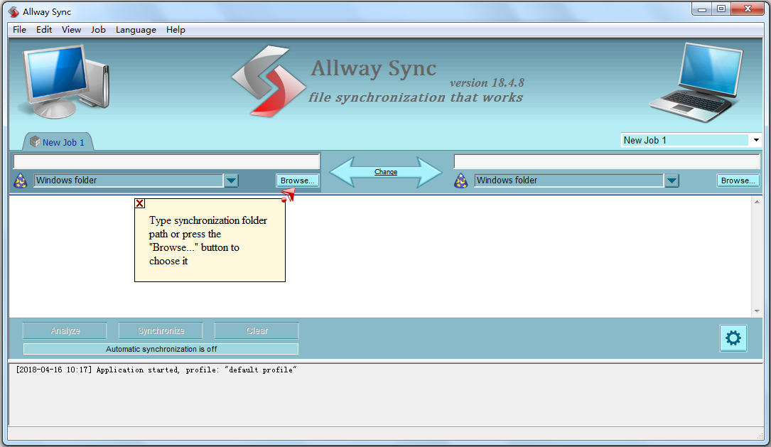 Allway sync截图