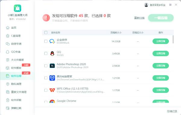 小智C盘清理大师截图