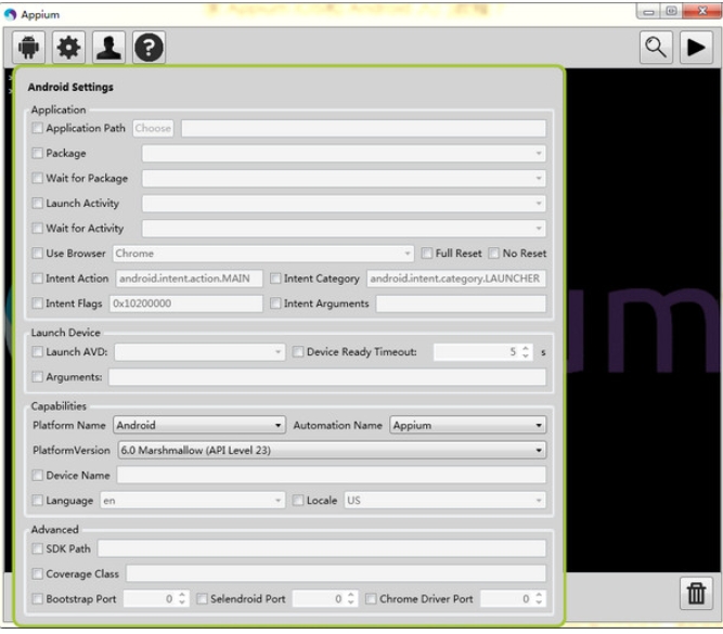 Appium(自动化测试工具)截图