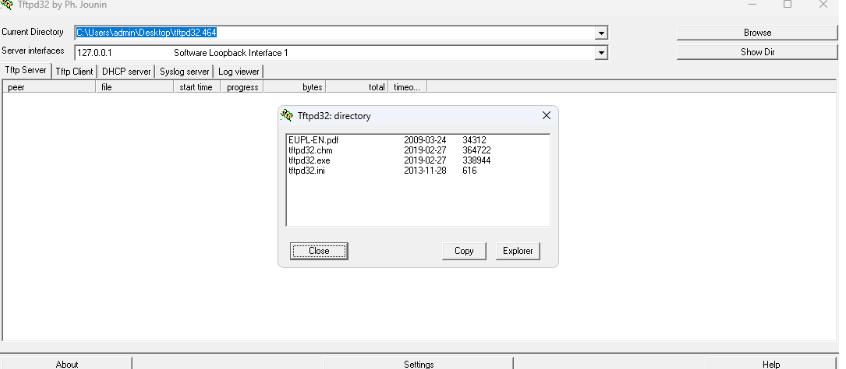 Tftpd32截图
