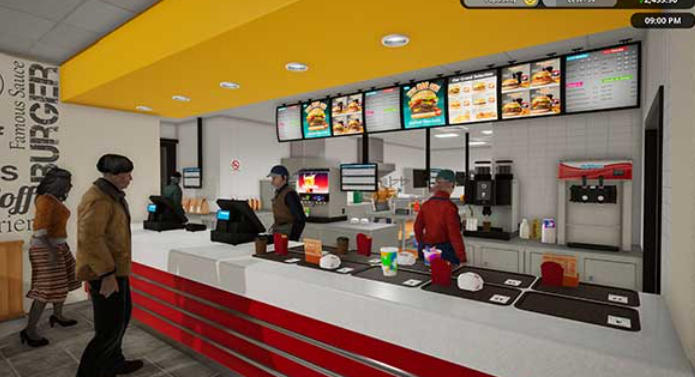 快餐店模拟器截图