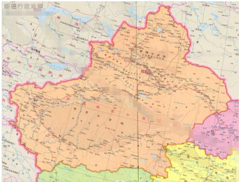 新疆地图全图高清版下载
