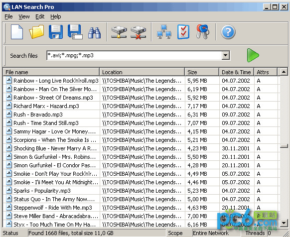 LAN Search(局域网文件搜索)