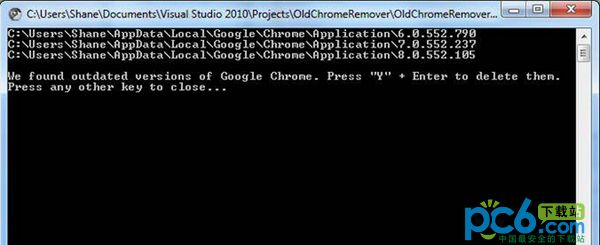 谷歌浏览器旧版文件夹删除(OldChromeRemover﻿﻿)