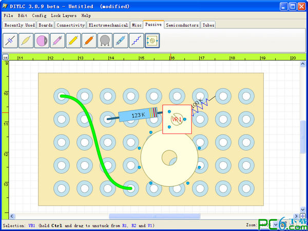pcb电路板设计软件(diylc)