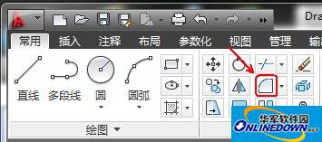 AutoCAD怎么画出倒角形状