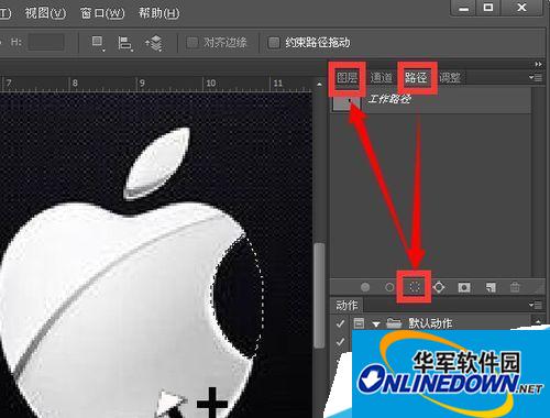 photoshop钢笔工具调节杆由双向切换为单项调节教程